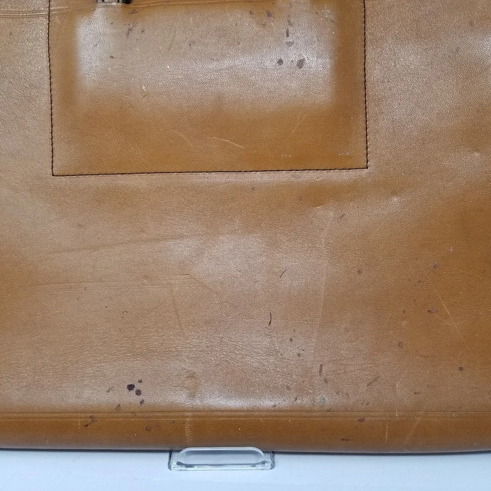 VTG Schelsinger Brothers Briefcase -‎ Portfolio Bag California Saddle Leather